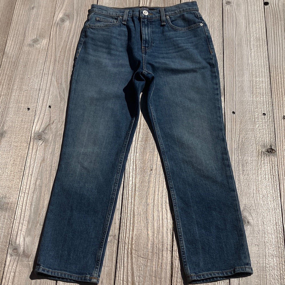 Hudson Holly straight cropped Faded Blue Jeans - Classic Straight Fit